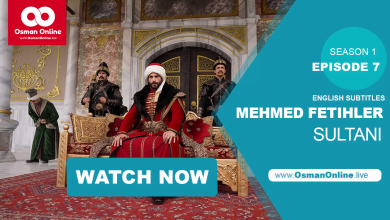 Mehmed and Orhan depicted in a tense standoff in Episode 7 of Mehmed Fetihler Sultani Episode 7, showcasing their rivalry for the Ottoman throne.