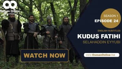 Saladin strategizing with his allies in Episode 24 of Kudus Fatihi Salahaddin Eyyubi, available with English subtitles