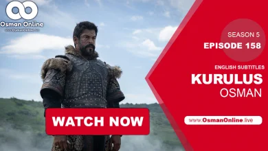 Kurulus Osman Season 5 Episode 158 With English Subtitles opens with a strong declaration: I’m not dead yet, come on!